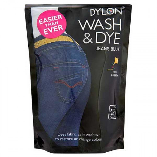 Краска для окрашивания ткани в стиральной машине DYLON Wash &amp; Dye Jeans Blue