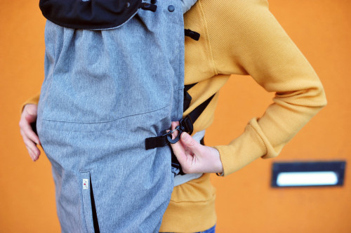 Слінгонакидка MАM Ultra Plus 2-in-1 SoftShell FLeX, сірий меланж
