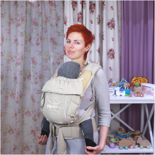 Май-рюкзак HOPPEDIZ BONDOLINO Plus Light Quality Sand-Cream