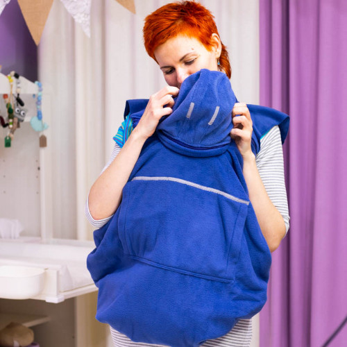 Слингонакидка HOPPEDIZ Fleece-Cover Basic Marine