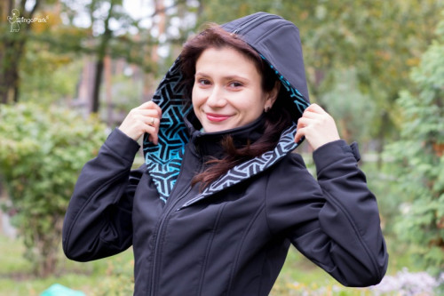 Слингокуртка LENNYLAMB Softshell 3 в 1 (размер S, чёрный)