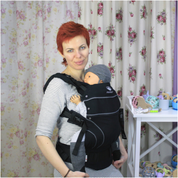 Слинг-рюкзак MANDUCA First BlackLine Phantom Grey
