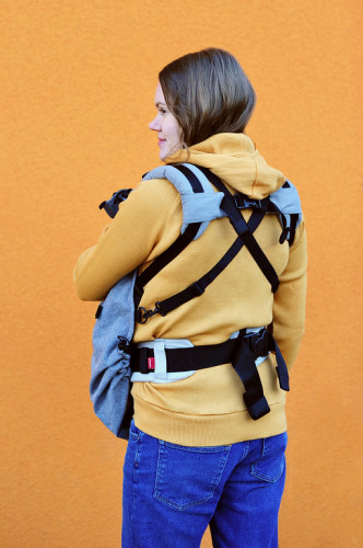 Слінгонакидка MАM Ultra Plus 2-in-1 SoftShell FLeX, сірий меланж