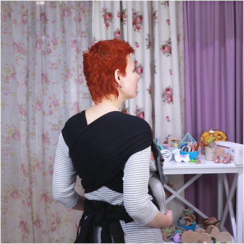 Май-слинг GIRASOL WrapMySol Buckle Oscuro