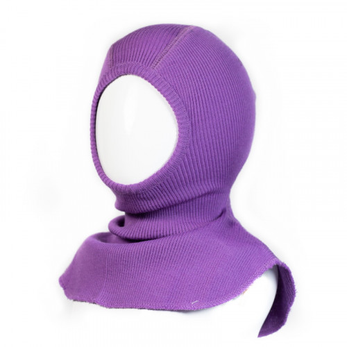 Термошапка-шлем из шерсти мериноса MAM ManyMonths (размер 50-56/62, сиреневый)