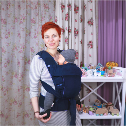 Май-рюкзак HOPPEDIZ BONDOLINO Plus One Size Marine