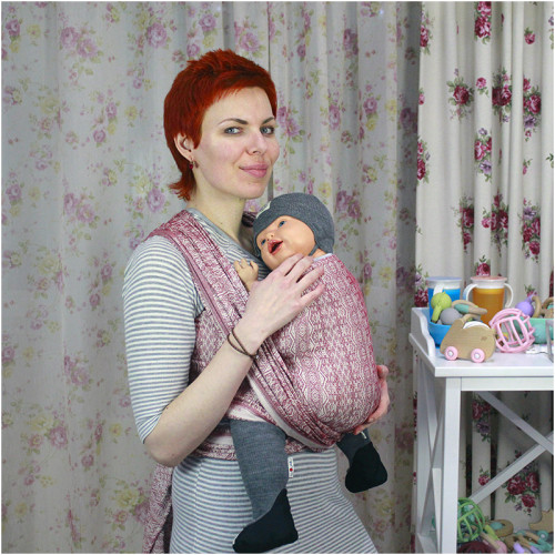 Слинг-шарф DIDYMOS Ada Carmine (5,2 м)