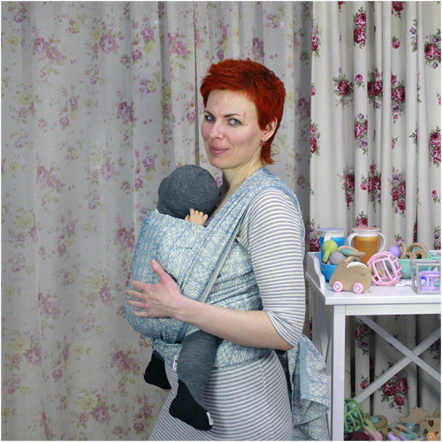 Слинг-шарф DIDYMOS Ada Petrol (4,7 м)