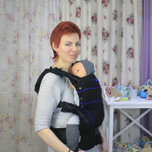 Слинг-рюкзак MANDUCA First BlackLine Absolute Blue