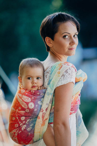 Слинг-шарф LENNYLAMB Dragonfly Rainbow (4,6 м)