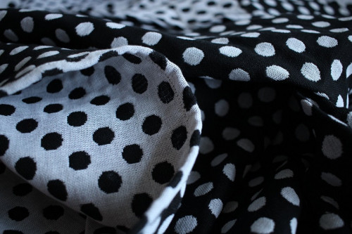 Слинг-шарф YARO SLINGS Polka Dot Contra Black White (3,6 м)