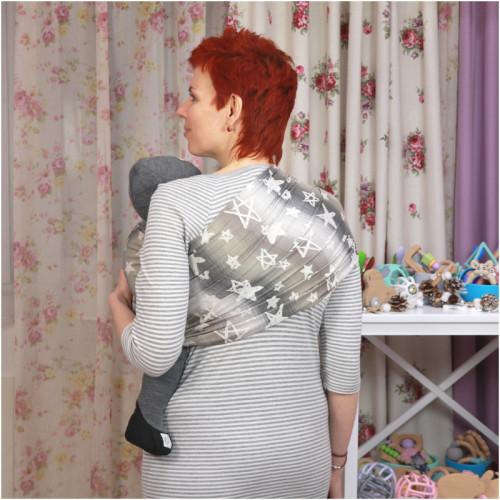 Слинг с кольцами HOPPEDIZ Singapore Grey