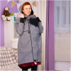 Слингопальто 4 в 1 HOPPEDIZ (серый, L)
