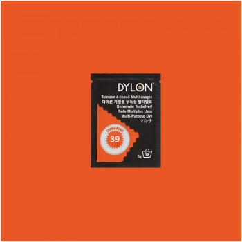 Многоцелевой краситель для ручного окрашивания ткани DYLON Multipurpose Tangerine