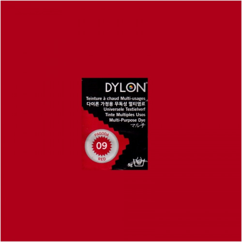 Многоцелевой краситель для ручного окрашивания ткани DYLON Multipurpose Pagoda Red