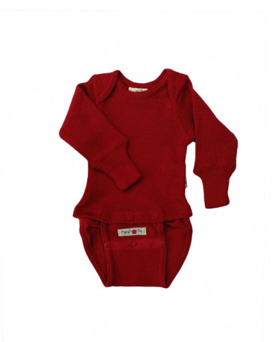 Термободи из шерсти мериноса MAM ManyMonths (размер 50-56/62, бордовый)