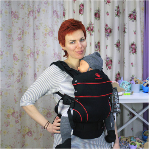 Слинг-рюкзак MANDUCA First BlackLine Radical Red