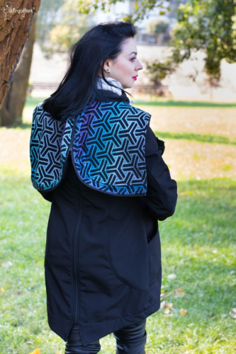 Слингокуртка LENNYLAMB Softshell 3 в 1 (размер M, чёрный)