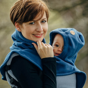 Слингоманишка флисовая LENNYLAMB Turtleneck Blue