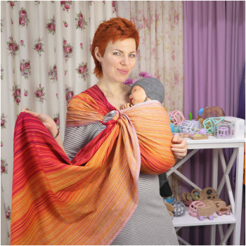 Слинг с кольцами GIRASOL Firework Red