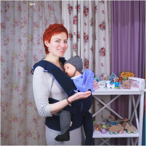 Май-рюкзак HOPPEDIZ BONDOLINO Plus One Size Marine