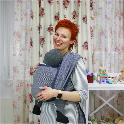 Слинг-шарф DIDYMOS Lisca Jeans (4,7 м)