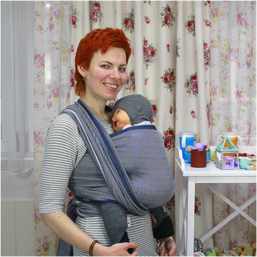 Слинг-шарф DIDYMOS Lisca Jeans (4,7 м)
