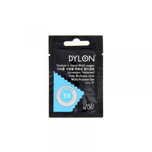 Многоцелевой краситель для ручного окрашивания ткани DYLON Multipurpose Kingfisher