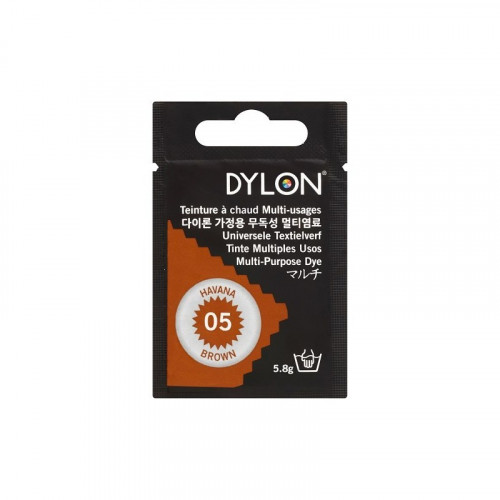 Многоцелевой краситель для ручного окрашивания ткани DYLON Multipurpose Havana Brown