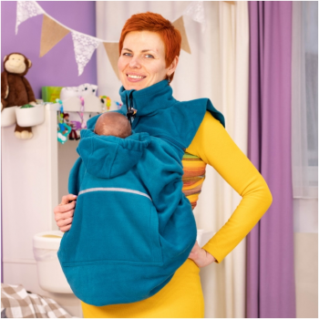 Слингонакидка HOPPEDIZ Fleece-Cover Basic Petrol