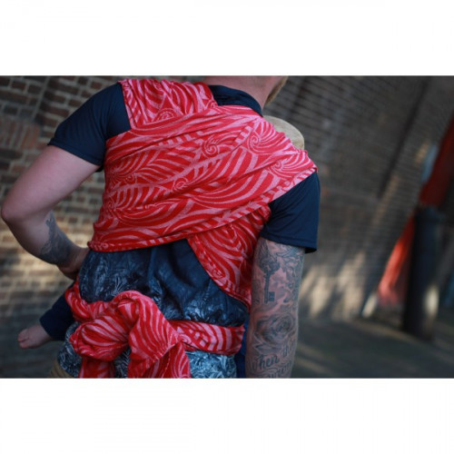 Слинг-шарф YARO SLINGS Dandy Corail Light Grey Cashmere (4,2 м)