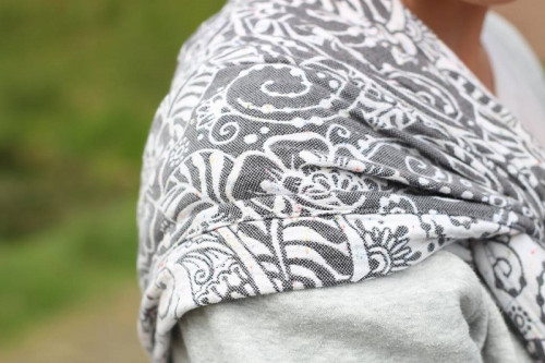 Слинг-шарф YARO SLINGS Ava Contra Grey Confetti (4,6 м)