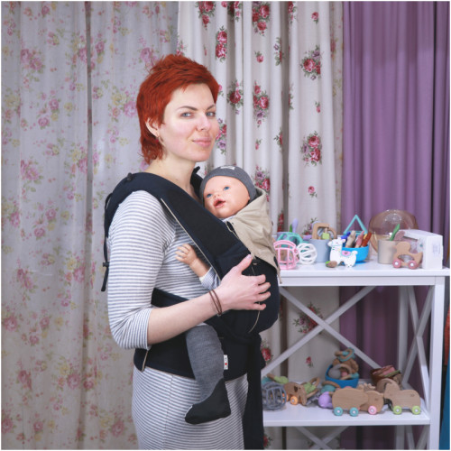 Май-рюкзак HOPPEDIZ BONDOLINO Plus One Size Black-Sand