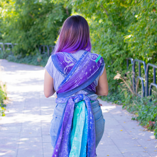 Май-слинг LENNYLAMB Wrap-Tai Carrier Mini Symphony Pure Joy