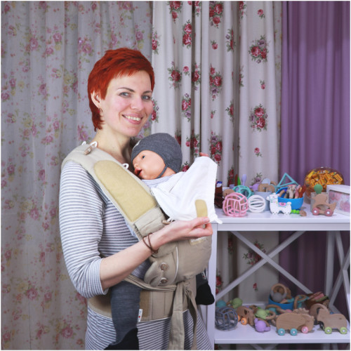 Май-рюкзак HOPPEDIZ BONDOLINO Plus Light Quality Sand-Cream
