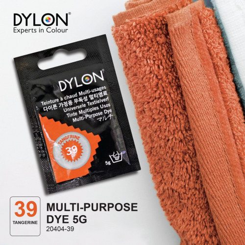 Многоцелевой краситель для ручного окрашивания ткани DYLON Multipurpose Tangerine