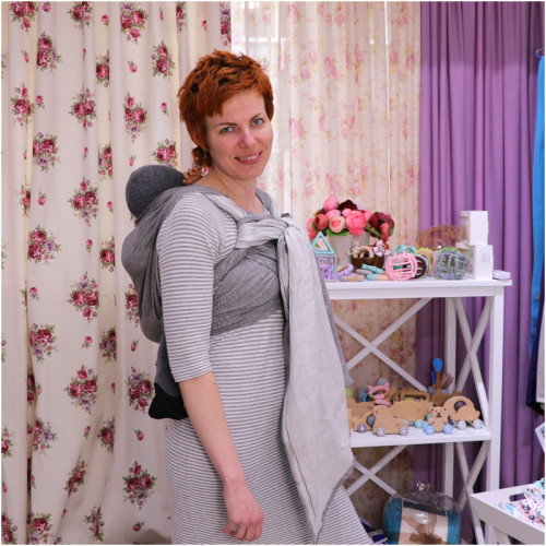 Слинг-шарф DIDYMOS Doubleface Stone Lino (4,7 м)