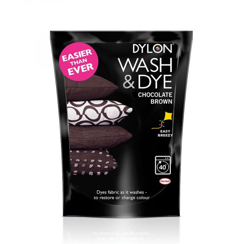 Краска для окрашивания ткани в стиральной машине DYLON Wash &amp; Dye Chocolate Brown