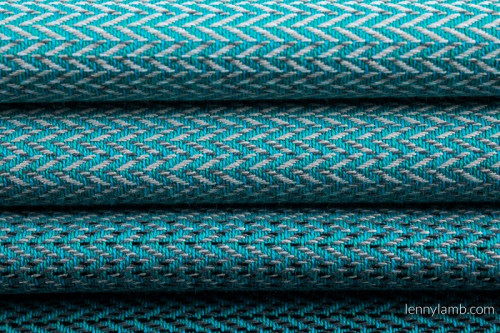 Слинг-шарф LENNYLAMB Little Herringbone Ombre Teal (4,6 м)