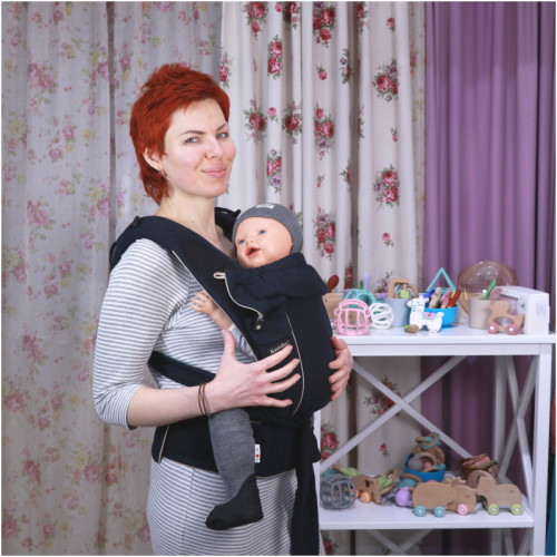 Май-рюкзак HOPPEDIZ BONDOLINO Plus One Size Black-Sand