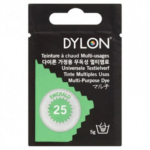 Многоцелевой краситель для ручного окрашивания ткани DYLON Multipurpose Emerald