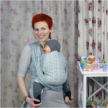 Слинг-шарф DIDYMOS Ada Petrol