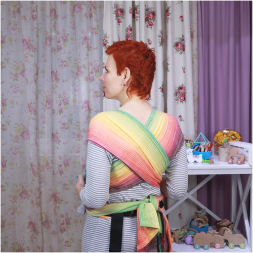 Май-слинг GIRASOL WrapMySol Buckle Rainbow Dreamer
