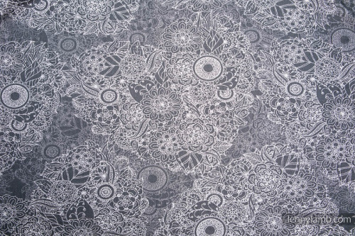 Слинг-шарф LENNYLAMB Wild Wine Grey and White (4,6 м)