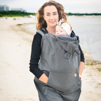 Слингонакидка LENNYLAMB SoftShell Grey