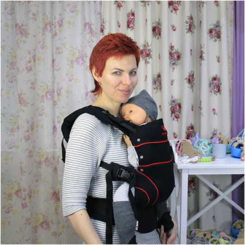 Слинг-рюкзак MANDUCA First BlackLine Radical Red