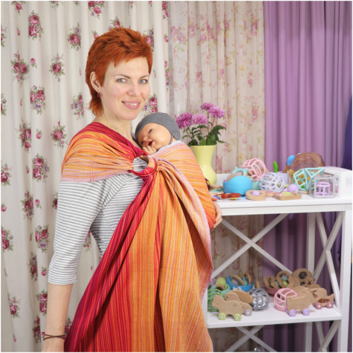 Слинг с кольцами GIRASOL Firework Red