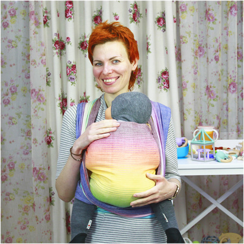 Слинг-шарф GIRASOL Rainbow Dreamer (4,2 м)