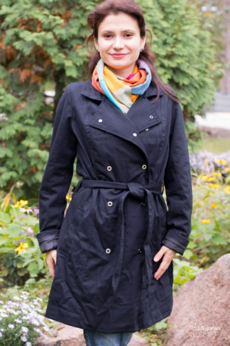 Слингоплащ LENNYLAMB Trench Coat 3 в 1 (размер S, чёрный)