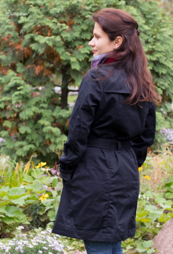 Слингоплащ LENNYLAMB Trench Coat 3 в 1 (размер S, чёрный)